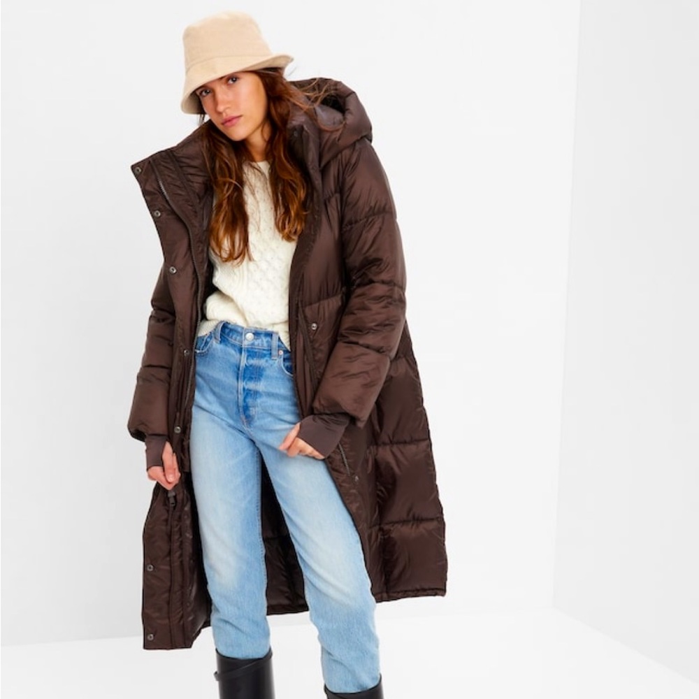 Womens Gap Big Puff Coat Small NWT